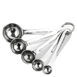 Målesett 5 deler rustfritt stål