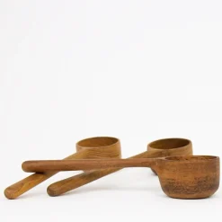 Måleskje 16 cm teak