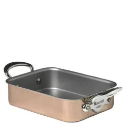 M'minis langpanne 18x14 cm kobber/stål