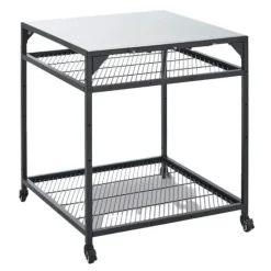 Modulbord til pizzaovn 80x80x90 cm svart