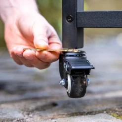 Modulbord til pizzaovn 80x60x90 cm svart