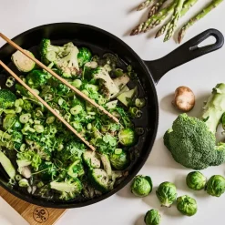 Moi støpejernspanne 28 cm svart