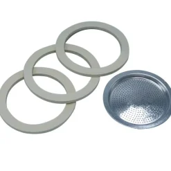 Moka Express 3 stk pakning + filterplate til 1 kopp