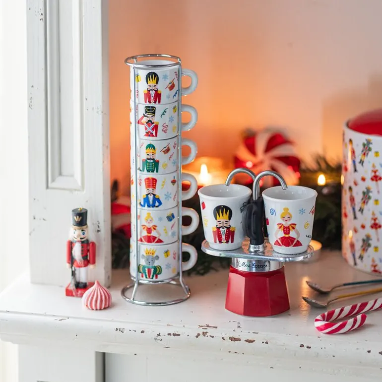 Moka Express CC 2024 espressokopper i stativ 6,5 cl 6 stk multi