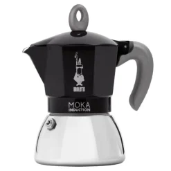Moka induksjon espressokanne 6 kopper svart
