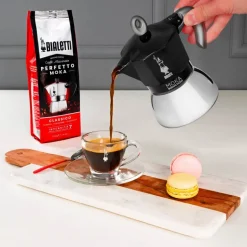 Moka induksjon espressokanne 6 kopper svart