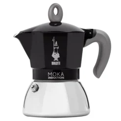 Moka induksjon espressokanne 4 kopper svart