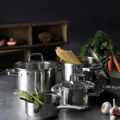 Moments grytesett m/glasslokk 7 deler