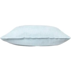 Monochrome Lines putetrekk 70x50 cm lys blå/hvit