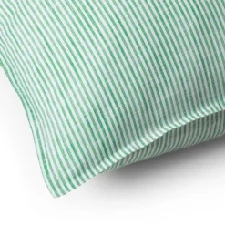 Monochrome Lines putetrekk 70x50 cm grønn/hvit