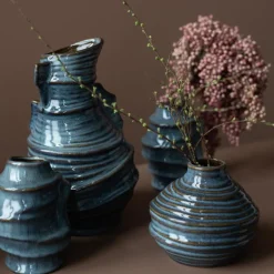 Montana vase stor blå