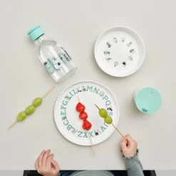 Moomin ABC tallerken 20 cm turqouise