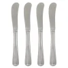 Mora smørkniv 17 cm 4 stk sølvfinish