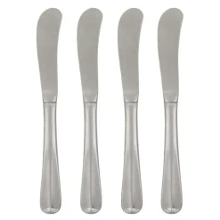 Mora smørkniv 17 cm 4 stk sølvfinish