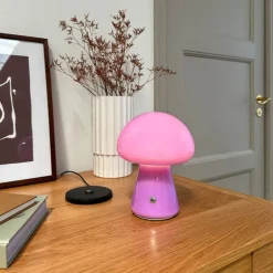 Morkel portable sopplampe 21 cm lilla