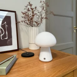 Morkel portable sopplampe 21 cm hvit