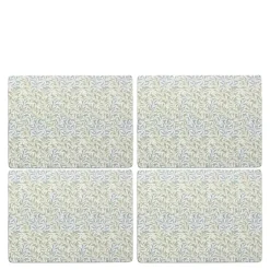 Morris & Co bordbrikke Willow Bough 4 stk flerfarget