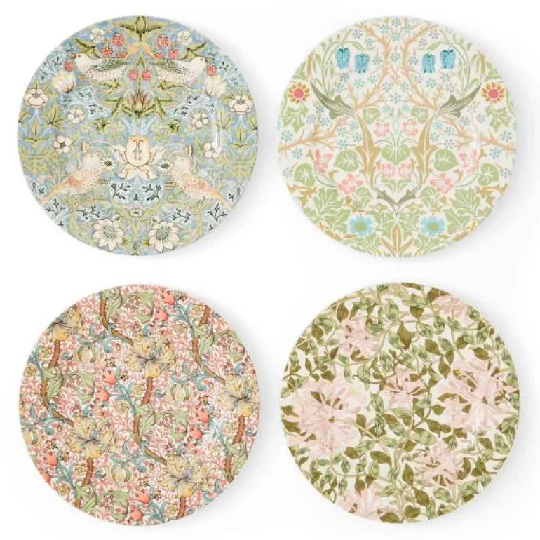 Morris & Co tallerken 20 cm 4 stk