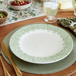 Morris & Co tallerken Standen 28 cm grønn