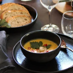 Mörke dyp tallerken 22 cm