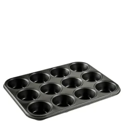 Muffinsform 12 stk 27x36x3 cm stål