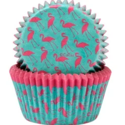 Muffinsform flamingo 50 stk