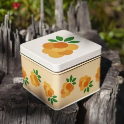 Multe matboks 8x10 cm gul