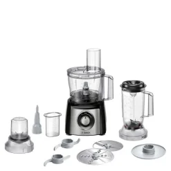 MultiTalent 3 foodprocessor 2,3 L svart Børstet rustfritt stål