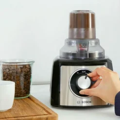 MultiTalent 3 foodprocessor 2,3 L svart Børstet rustfritt stål