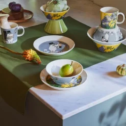 Mummi asjett 19 cm Mummipappa grå