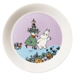 Mummi asjett 19 cm Venner for alltid 80 år