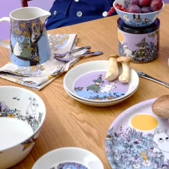 Mummi asjett 19 cm Venner for alltid 80 år