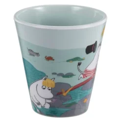 Mummi drikkebeger 25 cl moomin playing on the beach