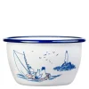 Mummi emalje skål 60 cl sjømenn hvit