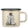 Mummi emaljekopp 37 cl oppdageren beige