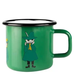 Mummi emaljekopp 37 cl Snusmumriken grønn