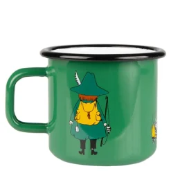 Mummi emaljekopp 37 cl Snusmumriken grønn