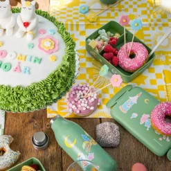 Mummi Fest lunsjboks m/inndeling 0,9L grønn/multi