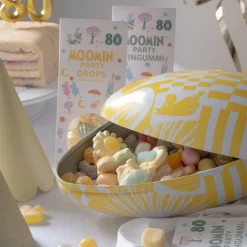 Mummi Fest påskeegg 22 cm gul