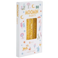 Mummi Fest sugerør 6 stk gul