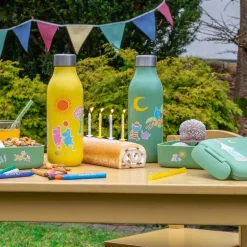 Mummi Fest termoflaske 0,5L gul/multi