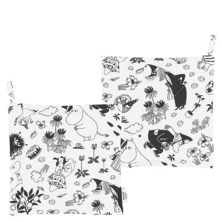 Mummi gryteklut 22x22 cm 2 stk offwhite