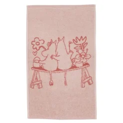 Mummi håndkle 30x50 cm Kjærlighet rosa