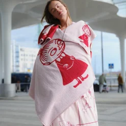 Mummi håndkle 30x50 cm Lille My rosa