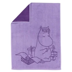 Mummi håndkle 50x70 cm Snorkfrøken lilla