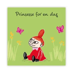 Mummi kort dobbelt Prinsesse for en dag grønn