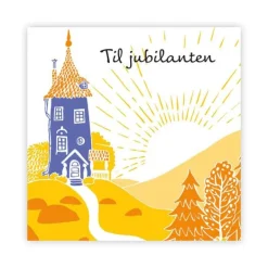 Mummi kort dobbelt Til Jubilanten oransje