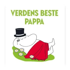 Mummi kort dobbelt Verdens beste pappa hvit