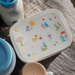 Mummi matboks metall 17,5x13,5 cm beige 80 år