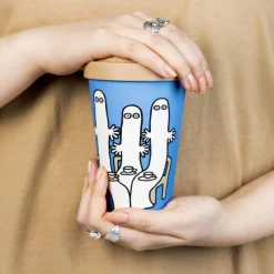 Mummi reisekopp 45 cl Hattifnattene tetid blå